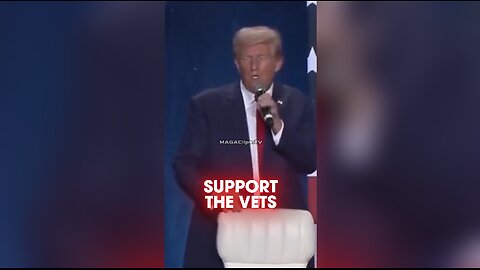 Trump Promises To Always Support Our Veterans