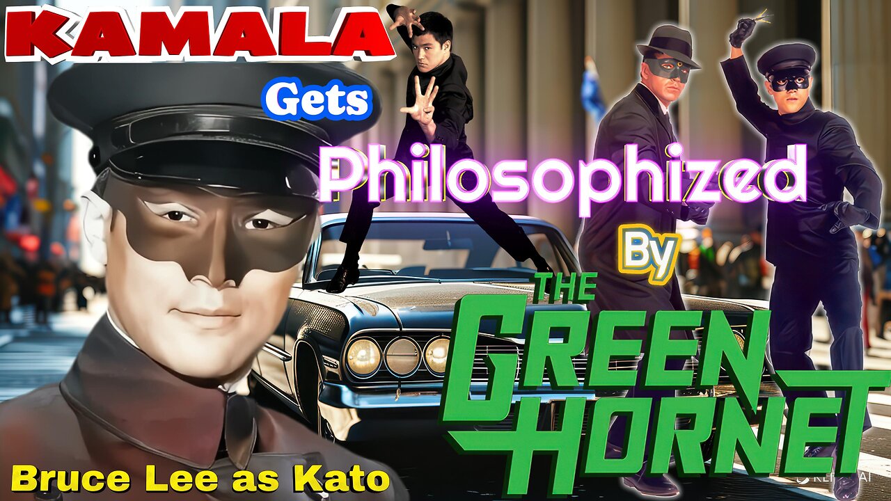 Bruce Lee as Kato Philosophizes Kamala Harris! Green Hornet Teaches Her A Lesson!