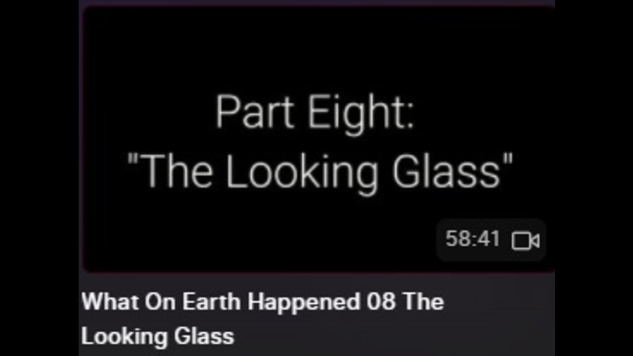 What On Earth Happened 08 The Looking Glass