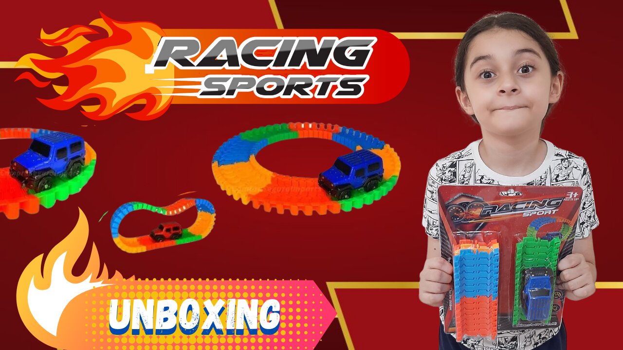 PISTA MAGIC RACING SPORTS / PISTA MALUCA FLEXÍVEL / UNBOXING