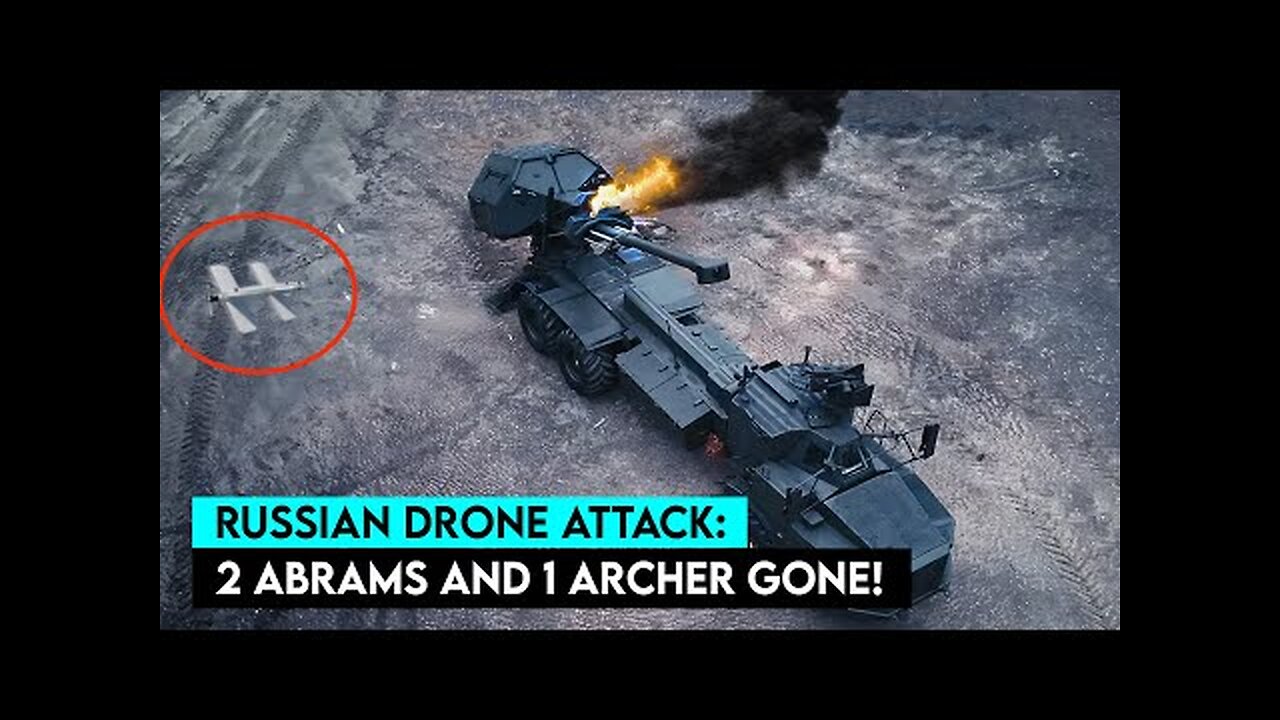 How did the Russian Lancet Destroy 1 Archer and 2 Abrams Tanks?