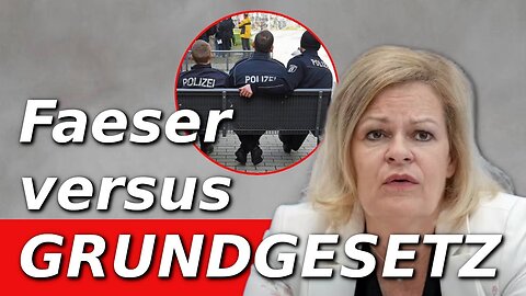Nancy Faesers neuester Angriff auf das Grundgesetz@kitchen news🙈🐑🐑🐑 COV ID1984