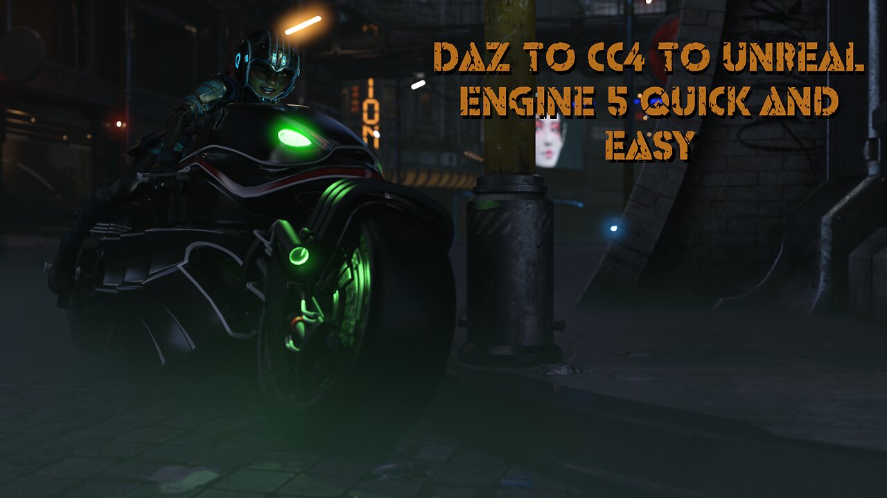 Daz Studio To Character Creator 4 To Unreal Engine 5 Quick And Easy