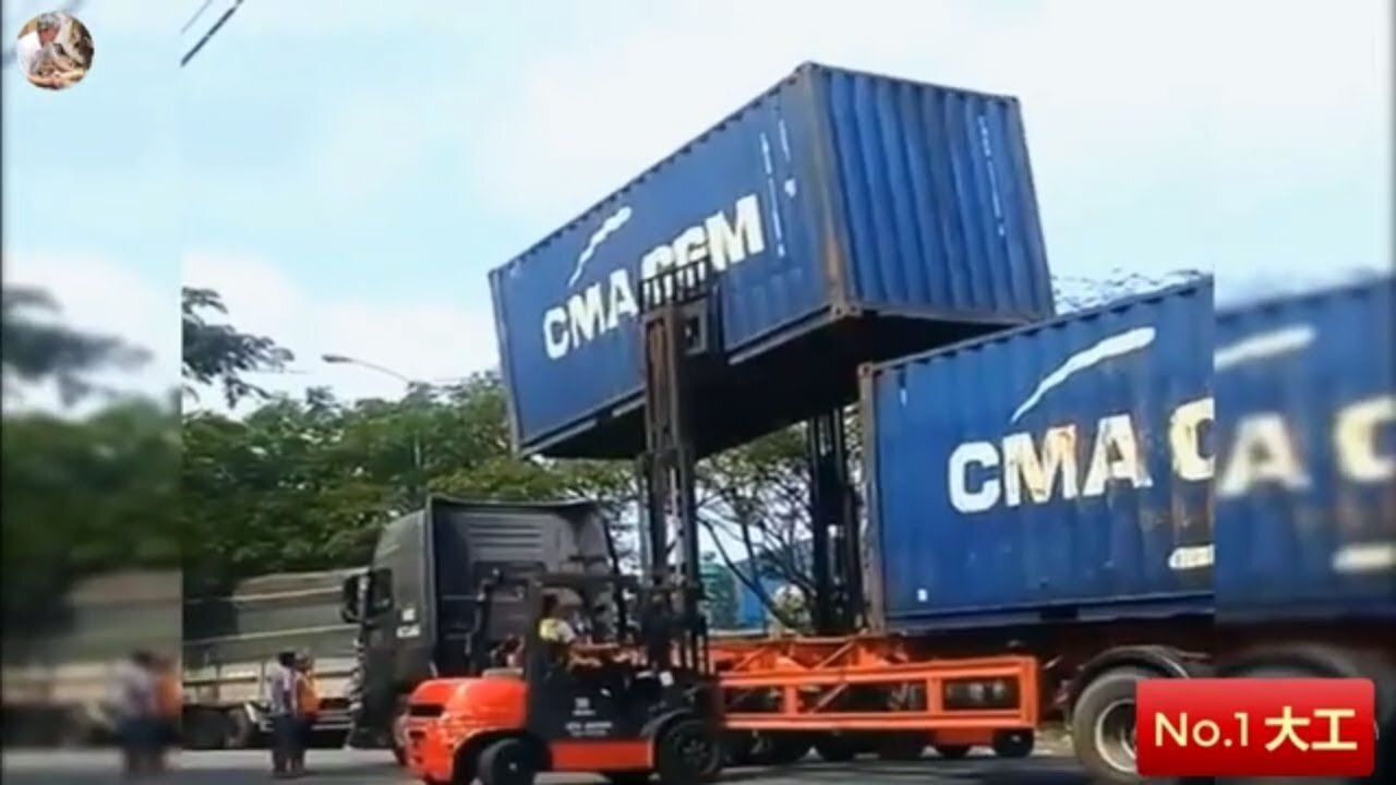 TOP Forklift Driver Amazing Forklift Skill Construction Workers Are Unbelievable