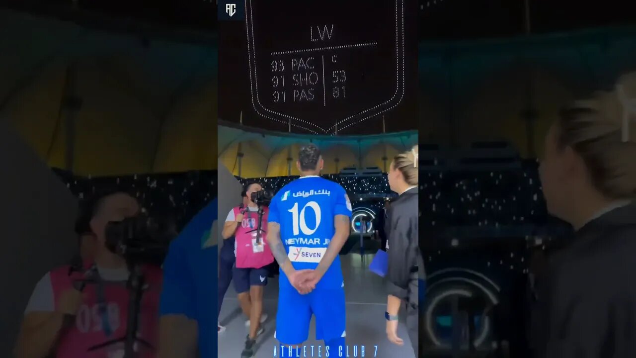 Neymar Jr 🤘Debut Protocol in Al Hilal🥶🥶.@AthletesClub7 #viral #shorts #football #neymar #alhilal