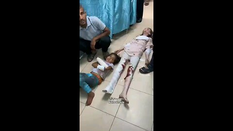 #شاهد| إصابات من الأطفال في قصف الاحتلال مدرسة الجاعوني بالنصيرات، والتي تأوي نازحين حسبنا الله