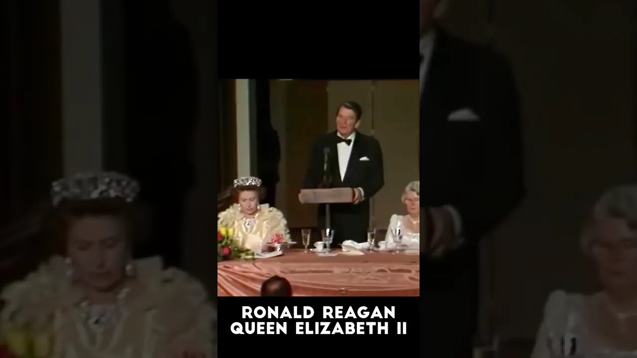 FLASHBACK, Ronald Reagan Delivers A Toast To Queen Elizabeth II