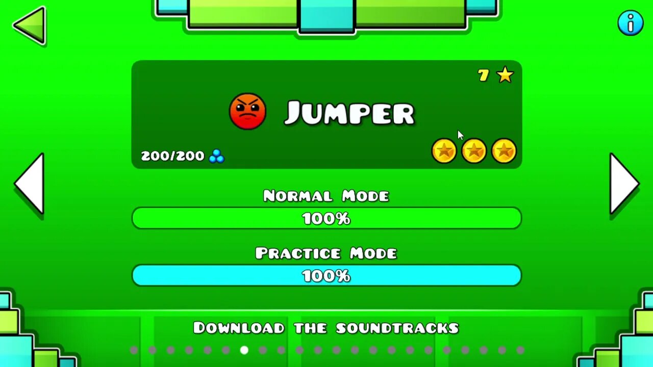 Geometry Dash - Jumper All Coins!