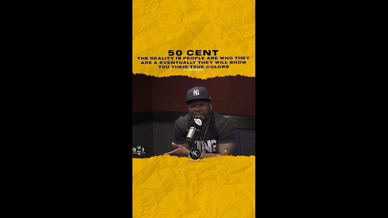 @50cent The reality is people are who they are & eventually they will show you their true colors