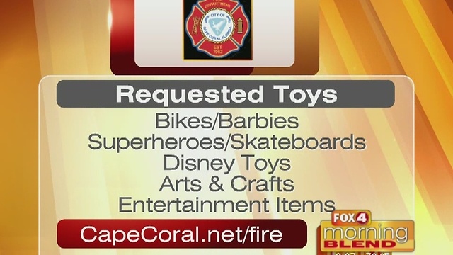 Wednesdayâs Dish / Cape Coral Fire Department Toy Drive 12/7/16