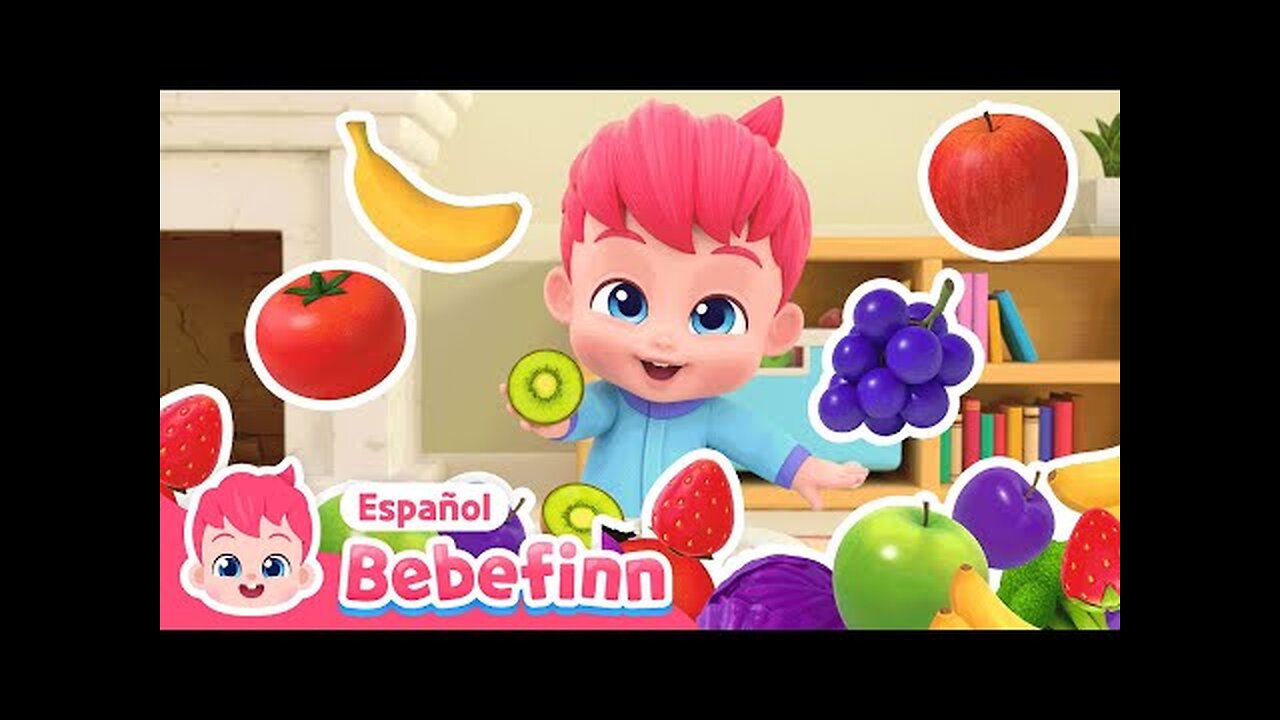 Comidas Coloridas🍎🍋🥝 | Canción de los Colores | Canciones Infantiles | Bebefinn en español