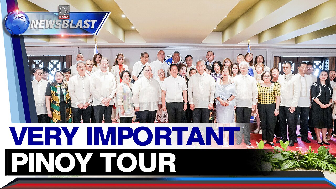 300 turista ng 'Very Important Pinoy Tour', mainit na tinanggap sa Palasyo