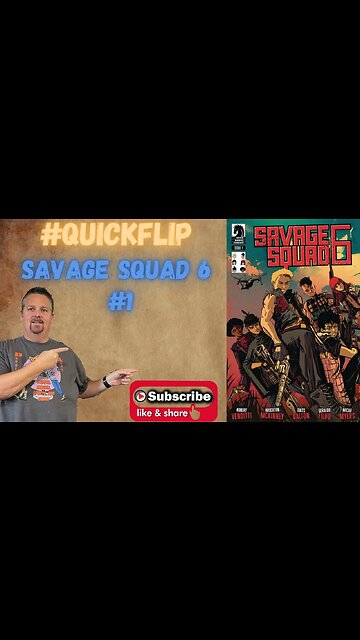Savage Squad 6 #1 Dark Horse Comics #QuickFlip Comic Review Brockton McKinney,Dalts Dalton #shorts