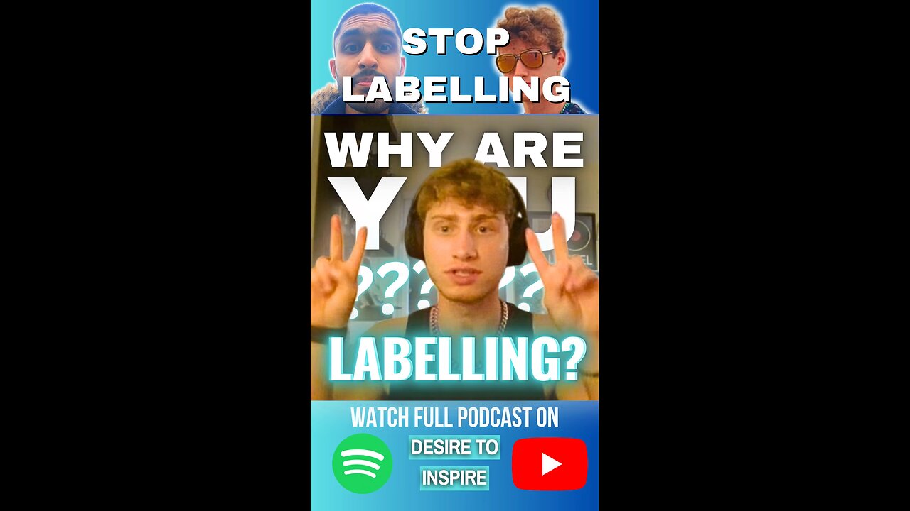 Stop Labelling Everything