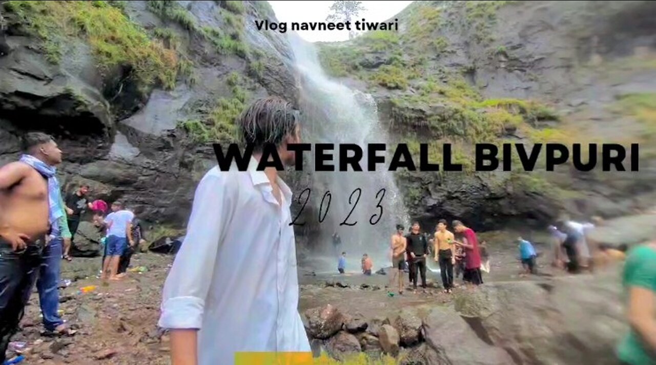 Waterfall bivpuri in mumbai || Vlogs navneet tiwari