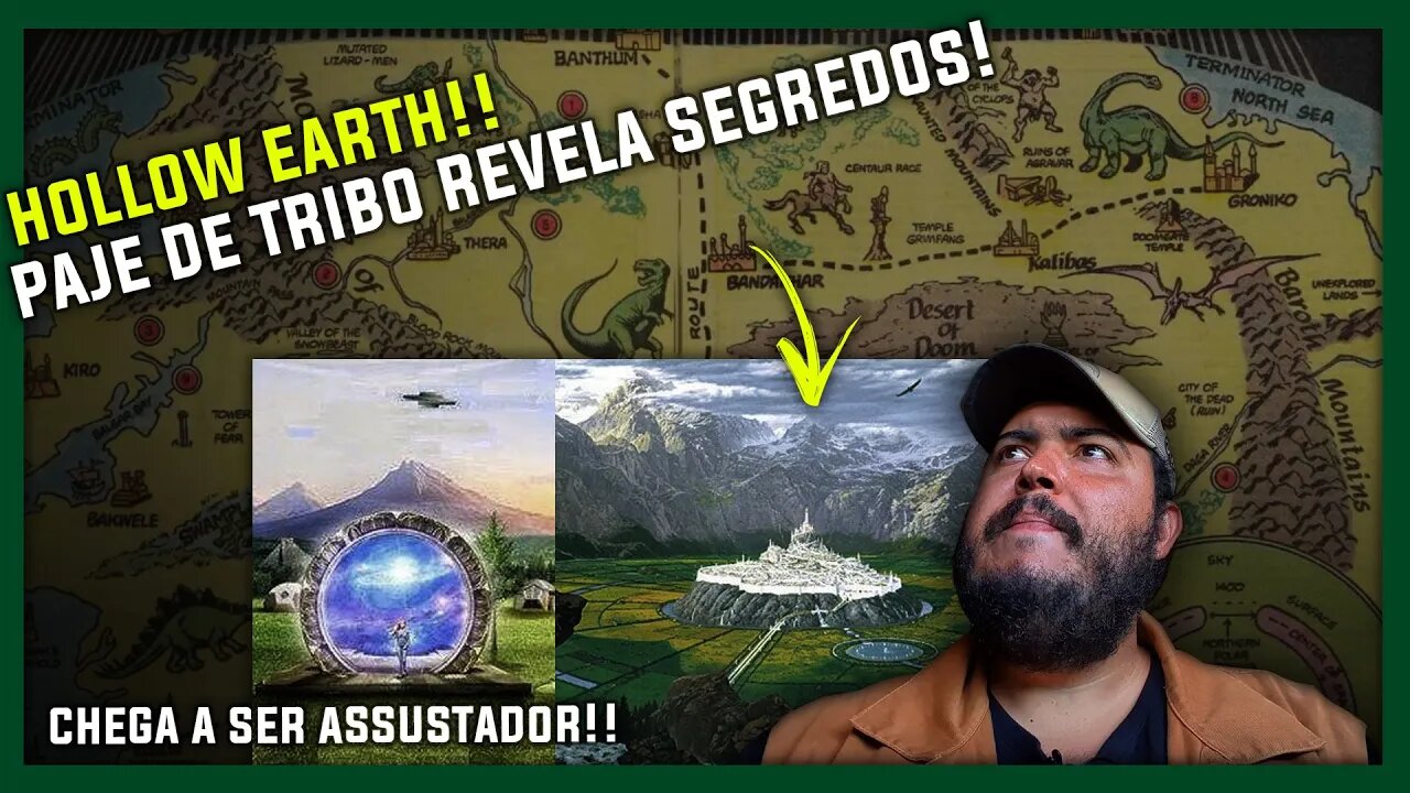 Pajé de tribo revela segredos sobre a terra oca, os anjos caídos e os aliens UFO OVNI