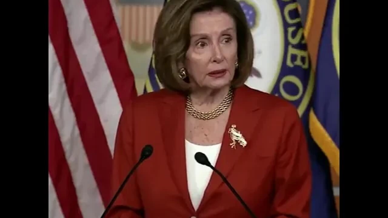 PELOSI: “There’s no point in saying good morning, because it certainly is not one.”