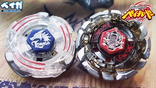 LIGHTNING L-DRAGO 100HF vs DARK WOLF DF145FS - Metal Fight Beyblade メタルファイトベイブレード