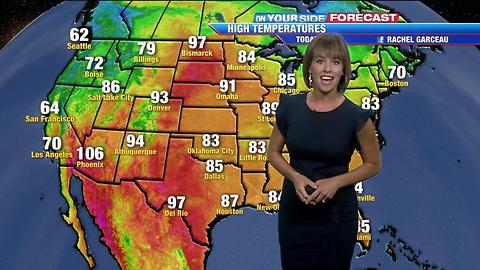 Cooler each day through Monday