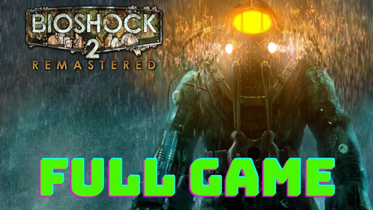 BioShock 2: Minerva's Den Remastered Walkthrough - FULL GAME- No Commentary