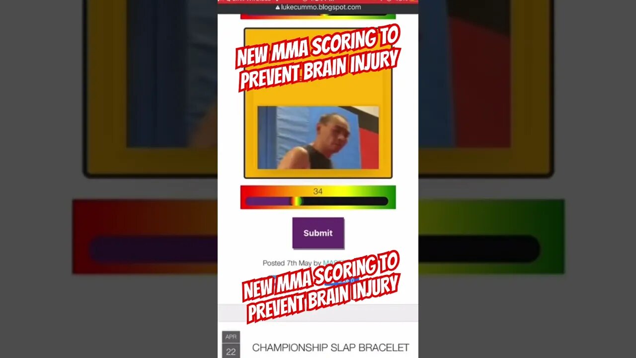 NEW MMA SCORING TO PREVENT BRAIN INJURY PART 2/2