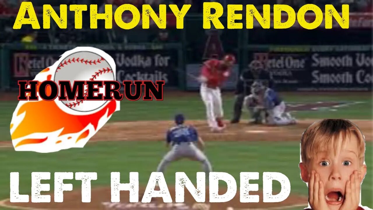 Anthony Rendon | Hits Homerun Left Handed (Insane!)