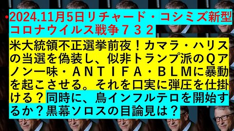 2024.11月5日リチャード・コシミズ新型コロナウイルス戦争７３２