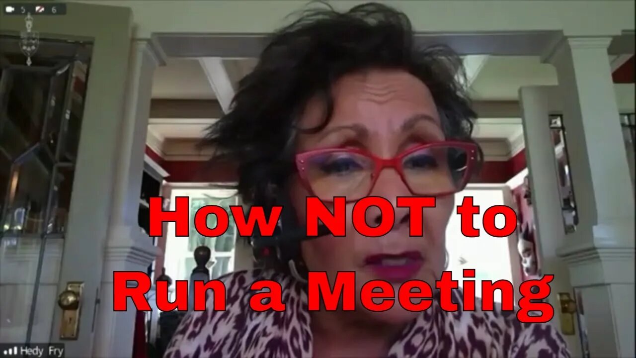 Hedy Fry Struggles To Run C11 Meeting on Internet Censorship