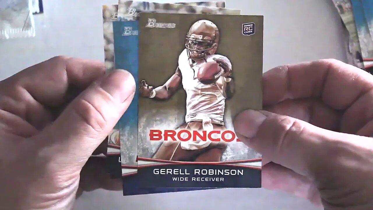 2012 Bowman Football Preview & Rack Pack Break