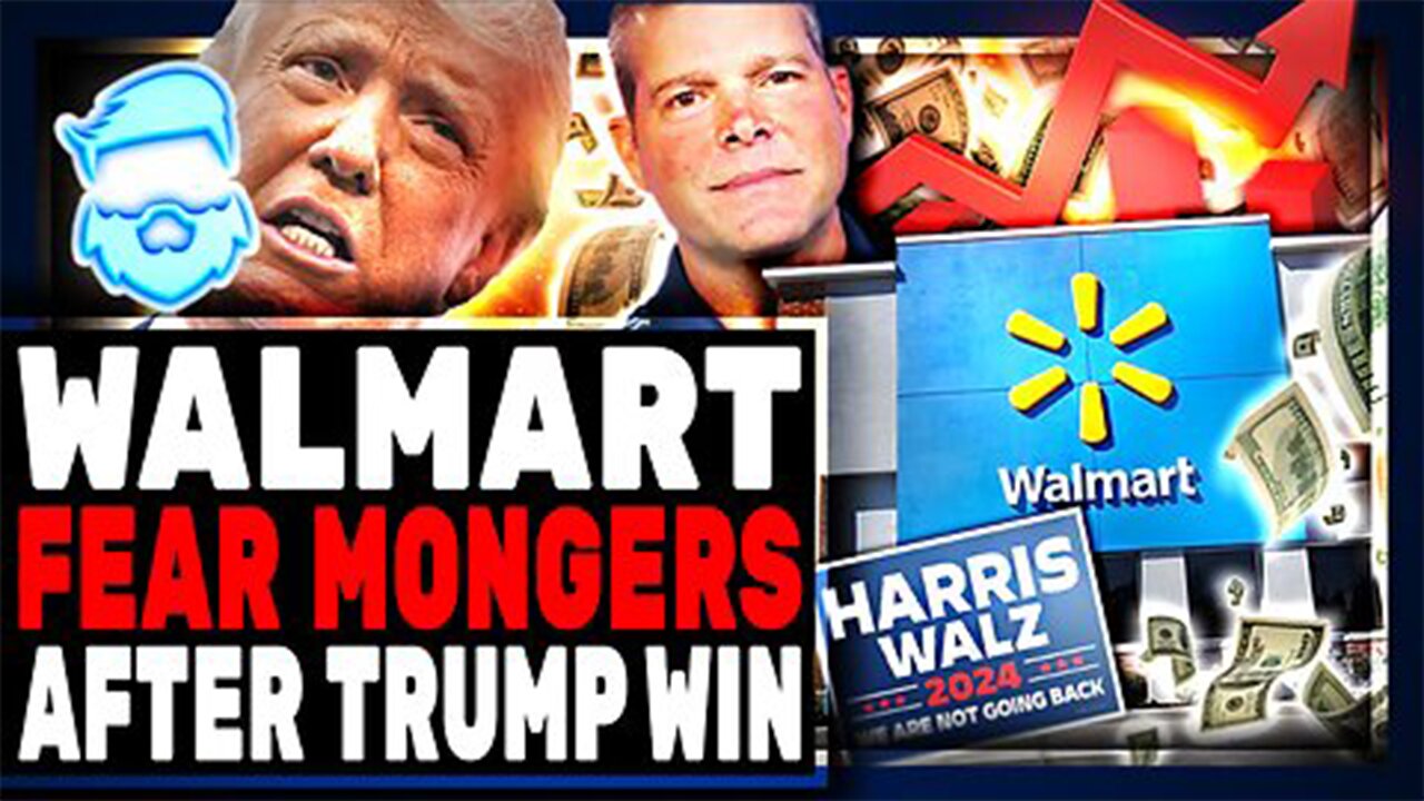 Walmart FEARMONGERS Over Trump & Target Sales TANK Leadin