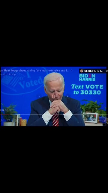 joe Biden bragging about voter fraud