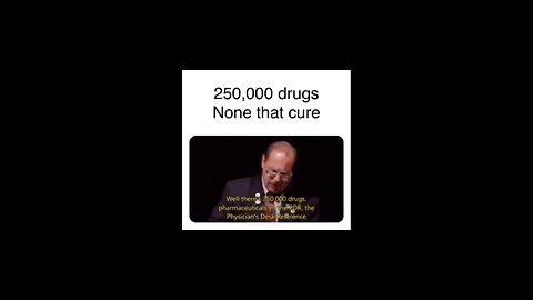 250,000 drugs but no real cures. Manage the symptoms and have a customer for life ￼