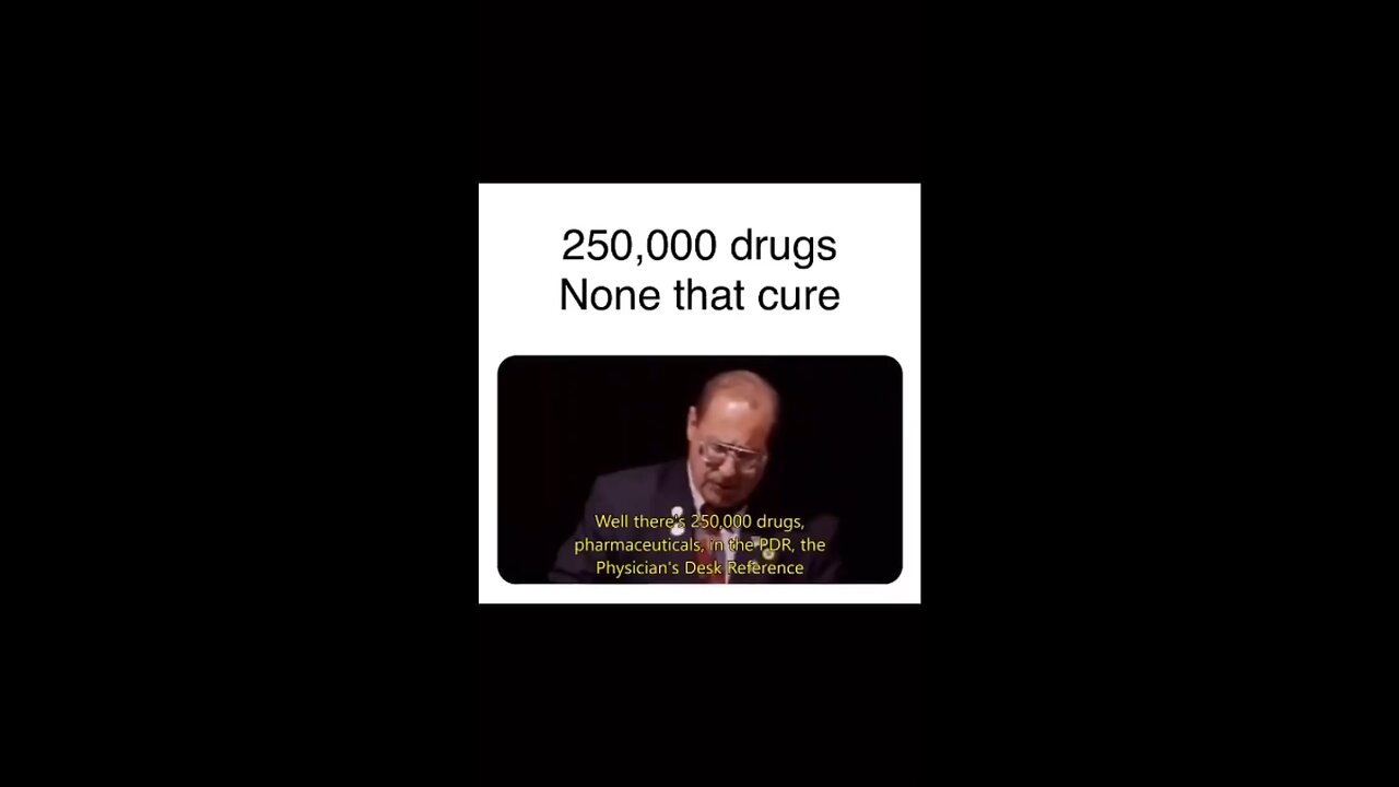 250,000 drugs but no real cures. Manage the symptoms and have a customer for life 