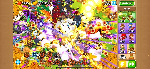 getting past round 200 in btd6 makes you die of lag