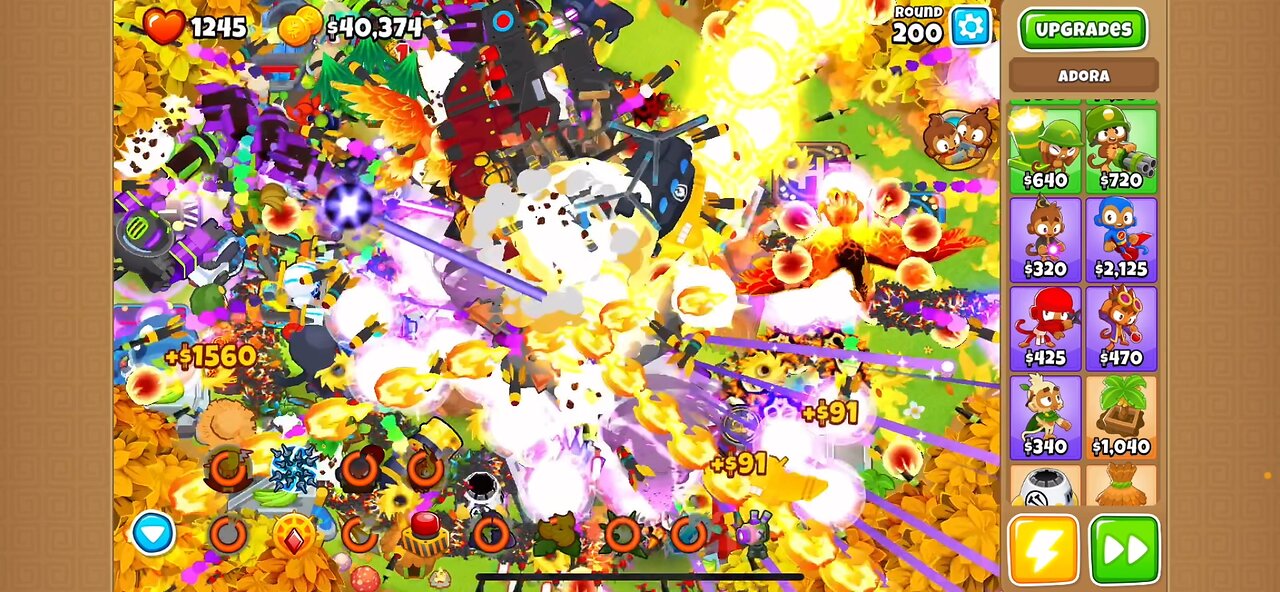 getting past round 200 in btd6 makes you die of lag