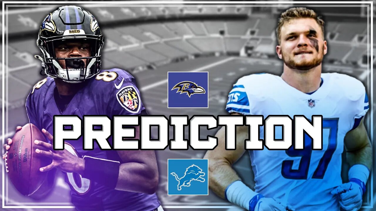 Ravens vs Lions Prediction | NFL Week 7, 2023