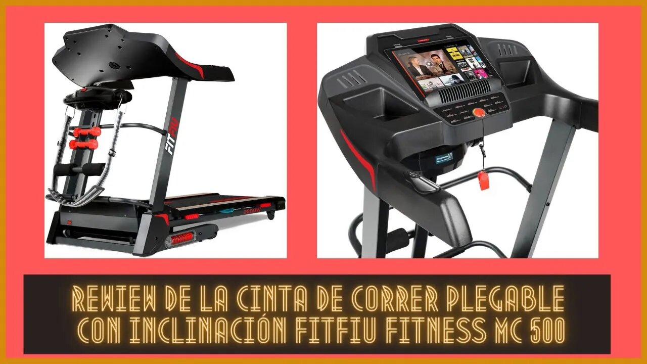 Rewiew de la cinta de correr plegable con inclinación FITFIU Fitness MC 500
