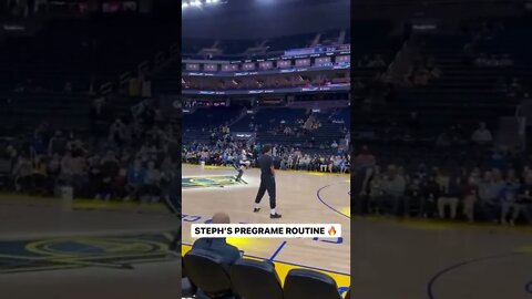 Steph Curry's Pre-Game Routin