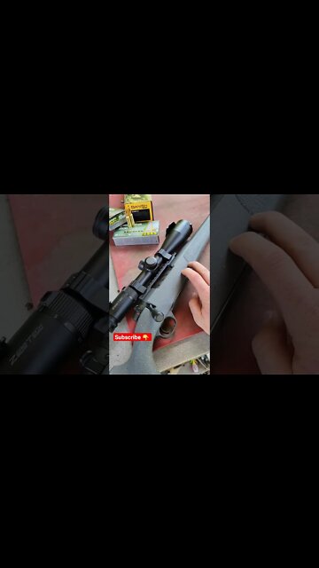 6.5 Creedmoor SHHHHH [Weatherby Mark V Hunter + Rem Scirocco + Banish 46] #shorts