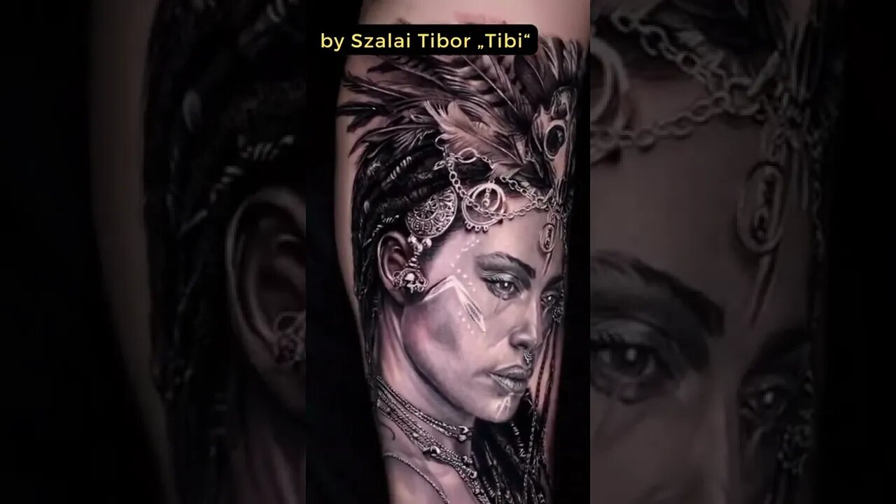 Stunning work by Szalai Tibor „Tibi“ #shorts #tattoos #inked #youtubeshorts