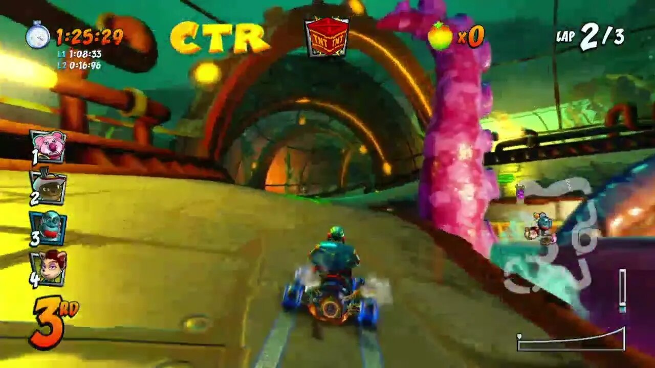 Deep Sea Driving CTR Challenge Gameplay - Crash Team Racing Nitro-Fueled