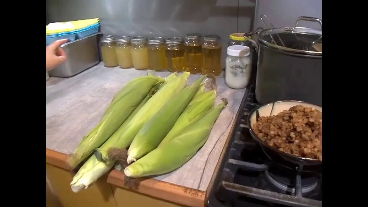 Rendering and canning Beef Fat