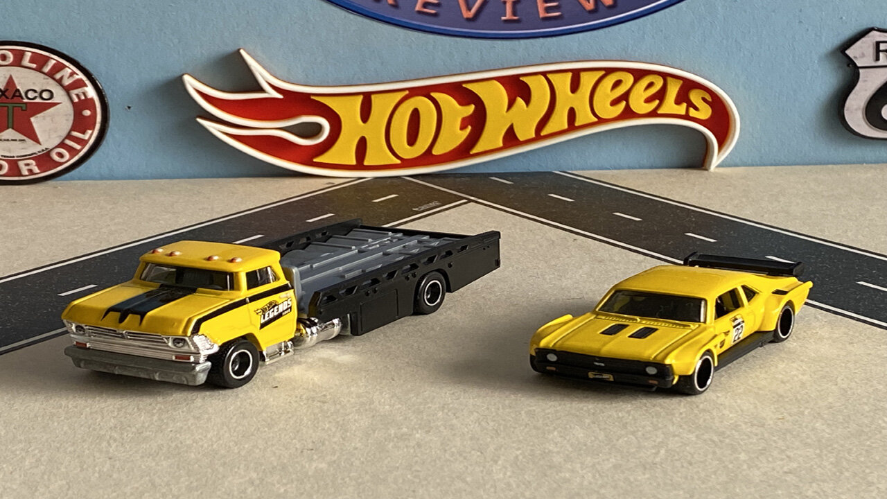 Hot Wheels Premium Car Culture 2022 Hauler and 1970 Chevy Nova Walmart Exclusive