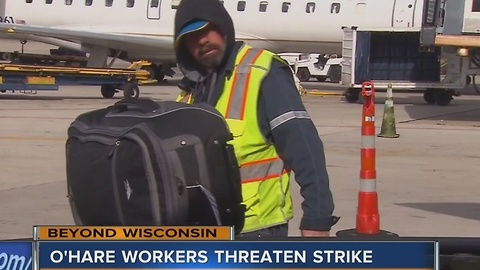 O'Hare Airport workers prepare to strike