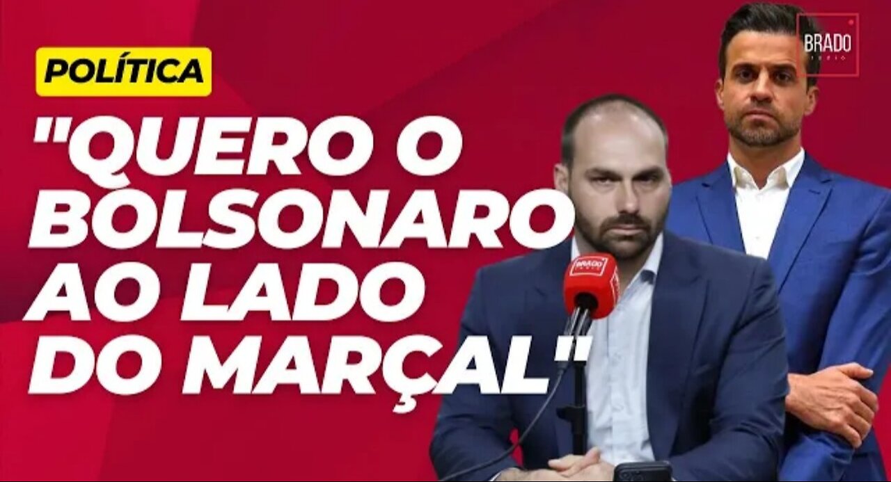 “QUERO O BOLSONARO AO LADO DO MARÇAL”