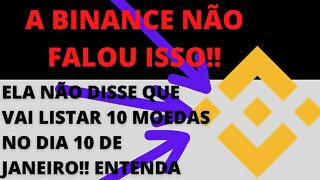 A #Binance Não Falou em Listar 10 Moedas!!! Cuidado Informações Erradas - 94