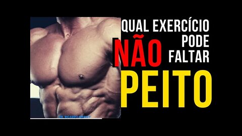 HIPERTROFIA do PEITORAL. Qual exercício não pode faltar? ERROS, exercícios, execução e treino.