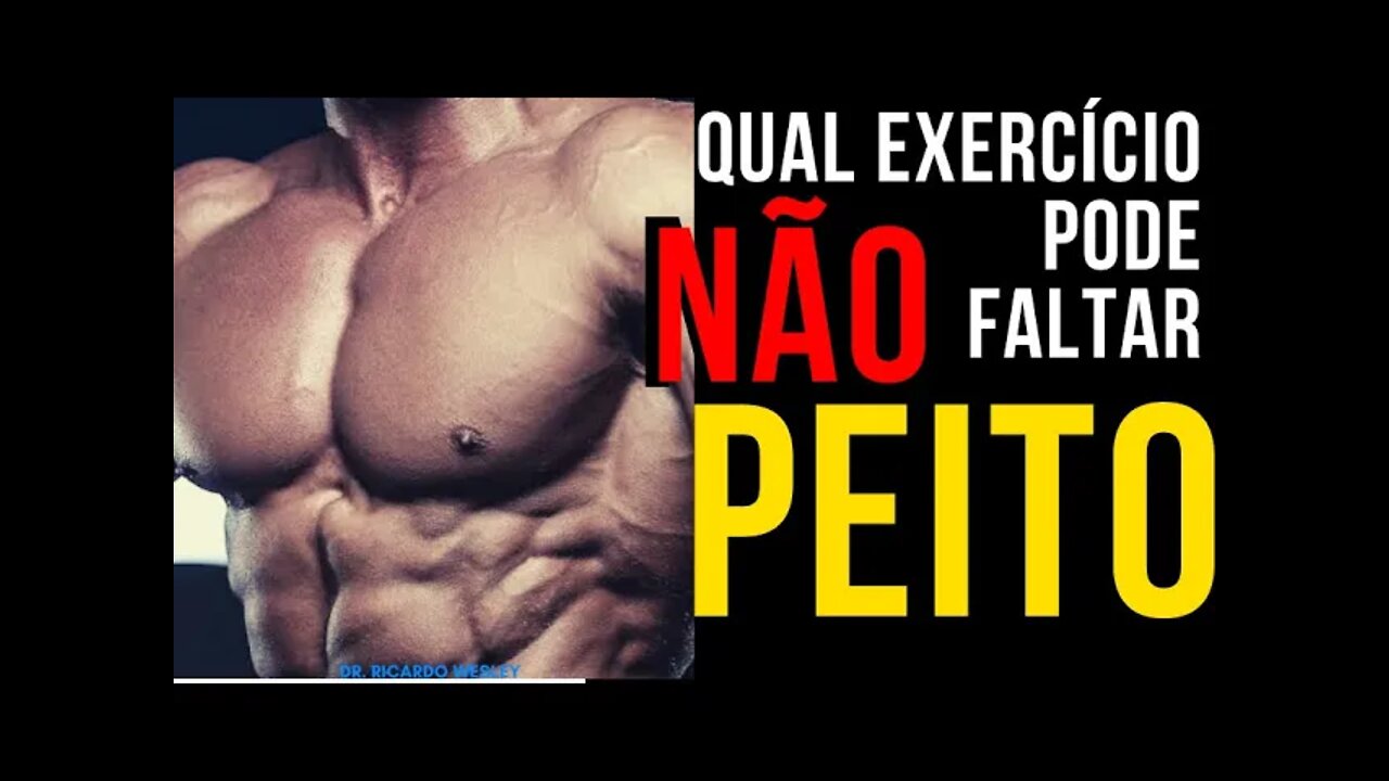 HIPERTROFIA do PEITORAL. Qual exercício não pode faltar? ERROS, exercícios, execução e treino.