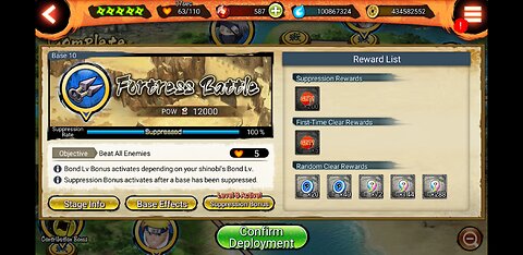 Naruto x Boruto Ninja voltage Bosse 10 Suppresion Mission