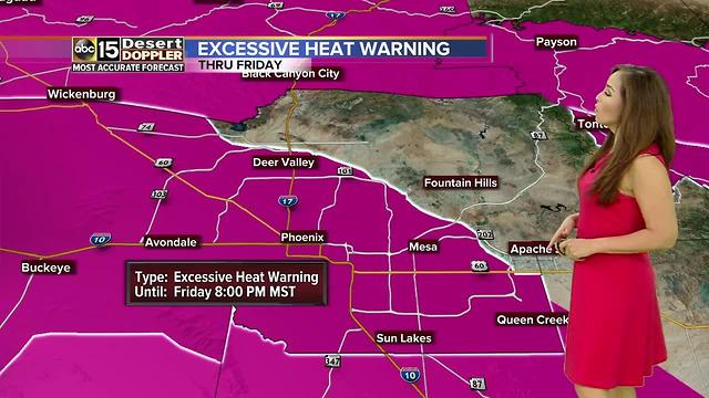 Excessive Heat Warning through the end of the week